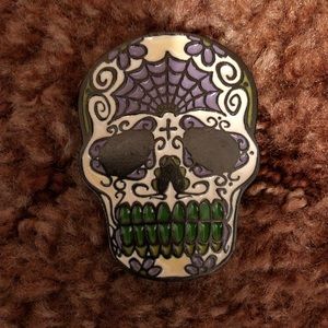 Sugar Skull brooch
